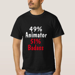 T-shirt Badass animateur