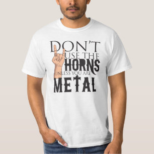 T-shirt Badass métallique lourd