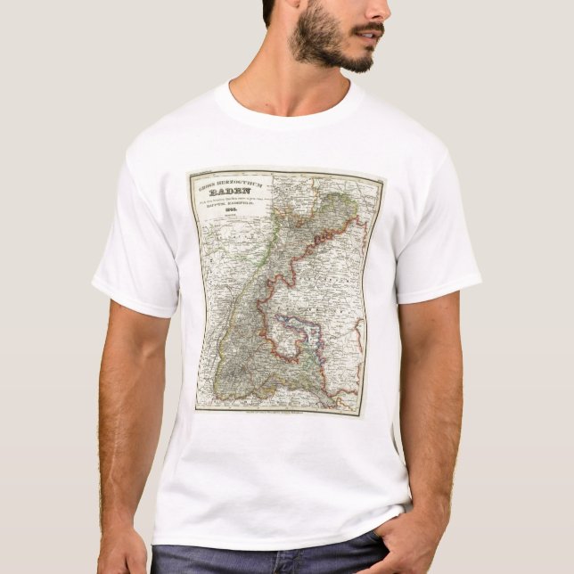T-shirt Baden, Allemagne (Devant)