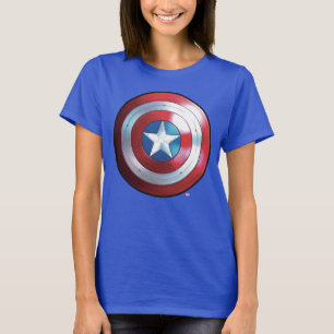 T-shirt Badge Captain America Shield