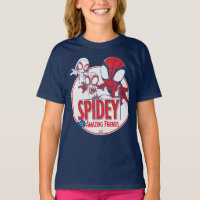 Badge Cercle Rouge et Blanc de l'Équipe Spidey
