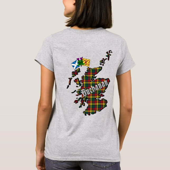 T-shirt Badge de clan Buchanan Adulte (Dos)