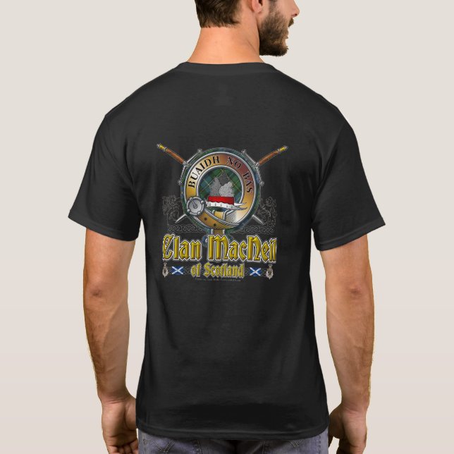 T-shirt Badge de clan MacNeil Barra (Dos)