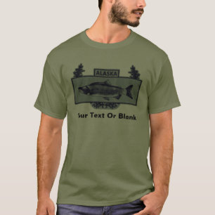 T-shirt Badge de pêcheur de combat de l'Alaska