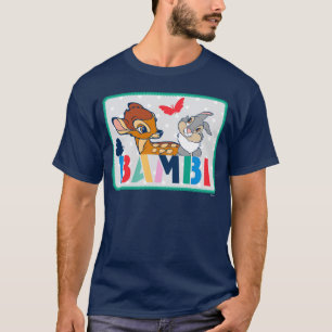 T-shirt Badge de point Bambi et Thumper Polka