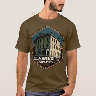 T-shirt Badge de voyage vintage de l'hôtel Innsmouth Gilma