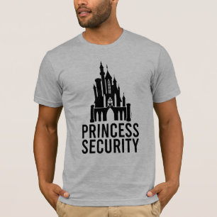 T-shirt Badge Disney Castle   Princess Security