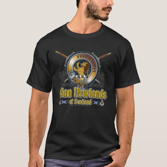 T-shirt Badge du clan des Newlands (Devant)