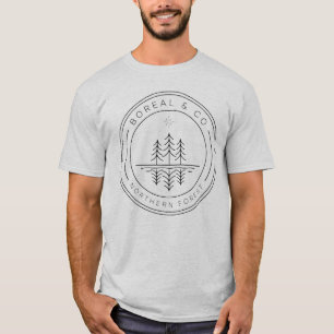 T-shirt Badge du lac Reflection Pines Miroir BOREAL & CO