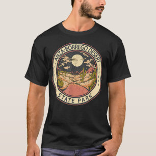 T-shirt Badge du parc d'État du désert d'Anza-Borrego en C