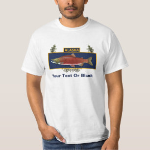 T-shirt Badge du pêcheur de combat de l'Alaska
