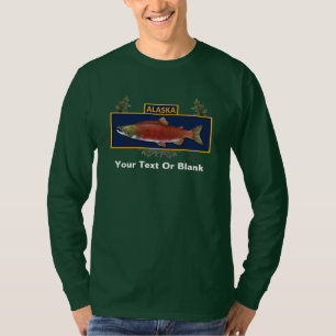 T-shirt Badge du pêcheur de combat de l'Alaska