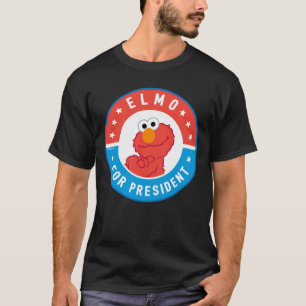 T-shirt Badge Elmo pour Président