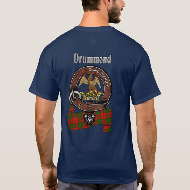 T-shirt Badge et tatan du clan Drummond (dos) (Dos)