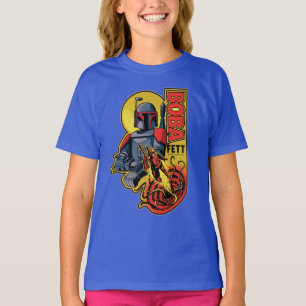 T-shirt Badge graphique Retro Boba Fett Sarlacc