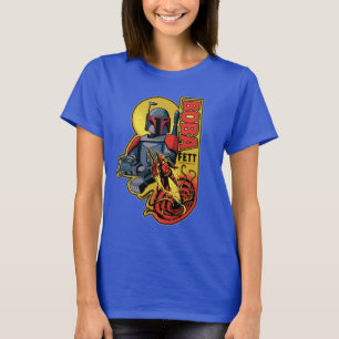 T-shirt Badge graphique Retro Boba Fett Sarlacc