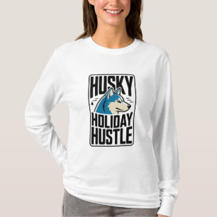 T-shirt Badge Husky Fête Hustle