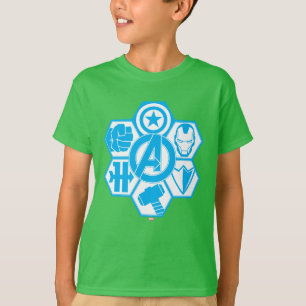 T-shirt Badge Icône Avengers Assemble