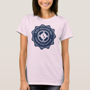 T-shirt Badge membre de l'équipage du WPS Bold Star Ladies