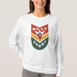 T-shirt Badge poing levé « CONSTRUIT POUR APPRENDRE »
