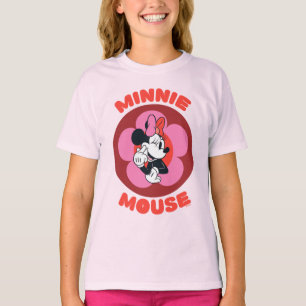 T-shirt Badge Rétro Minnie Mouse Classique