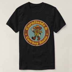 T-shirt Badge Rétro Nebraska_ Style de Chapeau à Coquilles