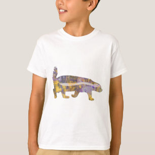 T-shirt Badger de miel - Pierre violette et jaune