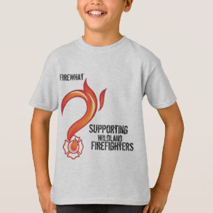 T-shirt Badine le sapeur-pompier des terres non cultivées