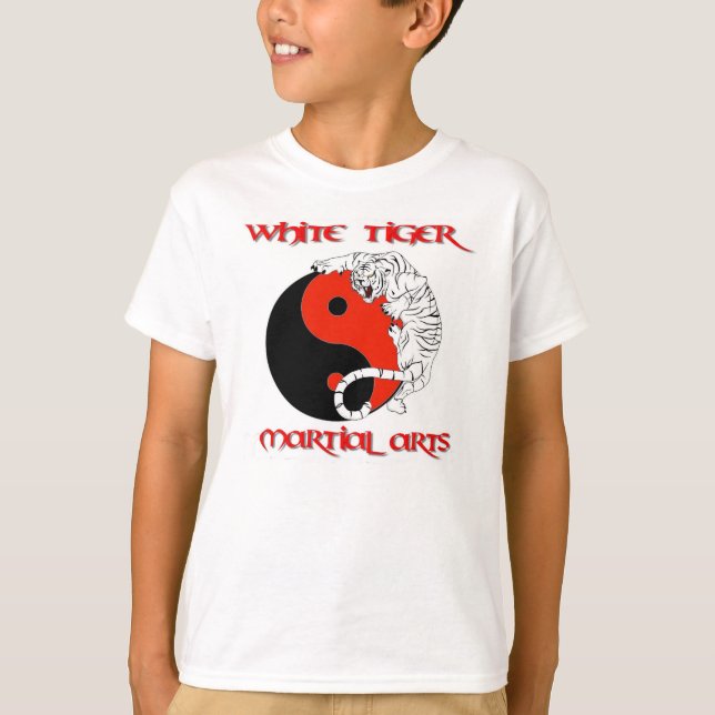 T-SHIRT BADINE LES CHEMISES BLANCHES D'ARTS MARTIAUX DE (Devant)