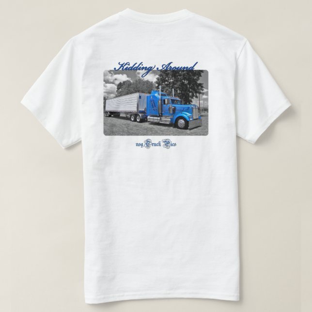 T-shirt Badiner autour (avant de logo #2) (Design dos)
