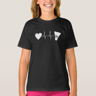 T-shirt Badminton - Battledore Coeur de Volant