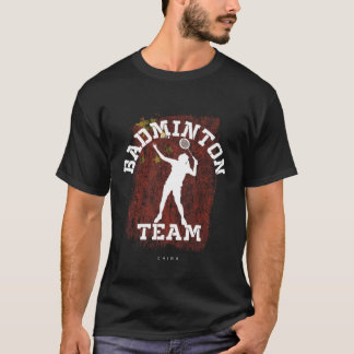T-shirt Badminton féminin Chine Jeux Net Joueur Badminton