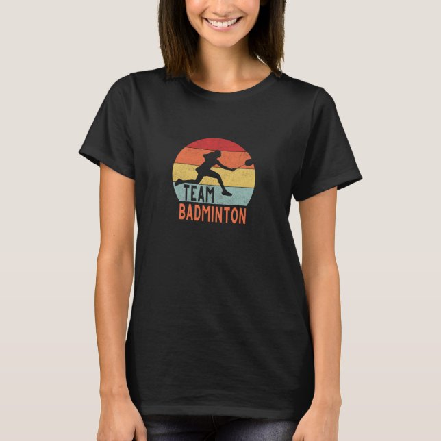 T-shirt Badminton  for girls women teamwear female sports (Devant)