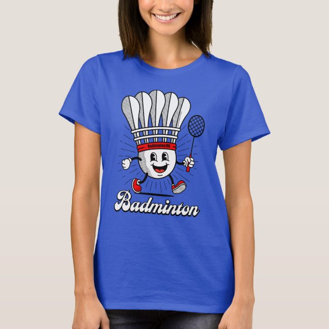 T-shirt Badminton Mascot Classic (Devant)