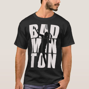 T-shirt Badminton pour hommes, femmes, filles et garçons_1