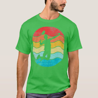 T-shirt Badminton Retro 1
