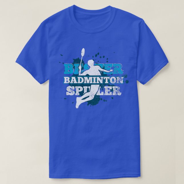 T-shirt Badminton Schmetterball T 4 (Design devant)