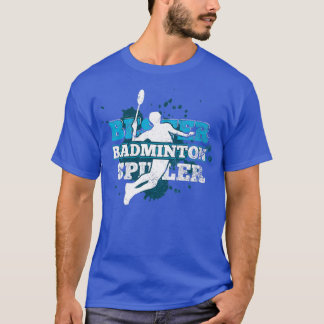 T-shirt Badminton Schmetterball T 4