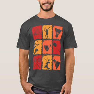 T-shirt Badminton vintage 1