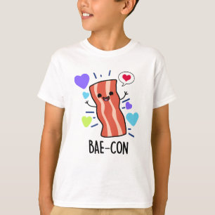 T-shirt Bae-con Cute Bacon Pun