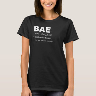 T-shirt BAE Noir et instruit