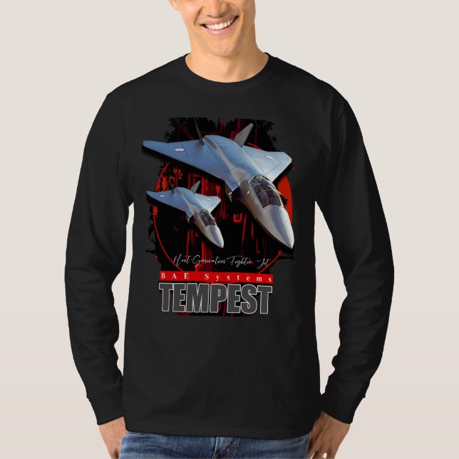 T-shirt BAE Systems Tempest Next-Generation Fighter Jet (Devant)