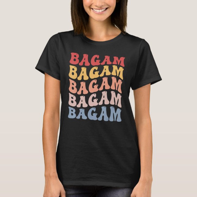 T-shirt Bagam City Groovy Retro (Devant)
