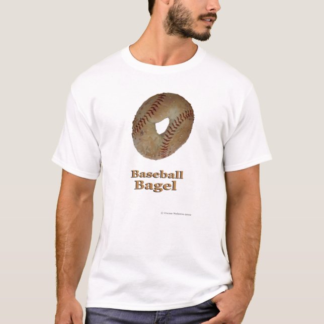 T-shirt Bagel de base-ball (Devant)