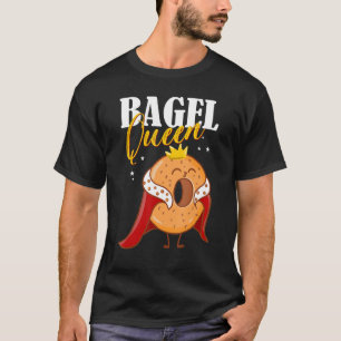 T-shirt Bagels Alimentation Tee Bagel Queen
