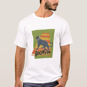 T-shirt Bagheera avec son nom et son art Disney