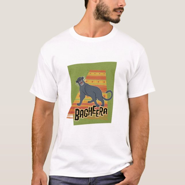 T-shirt Bagheera avec son nom et son art Disney (Devant)