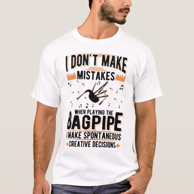 T-shirt Bagpipe Retirement Plan Bagpiper (Devant)