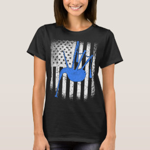 T-shirt Bagpiper Bagpiper Kilt Scottish Blow Bagpipe 1