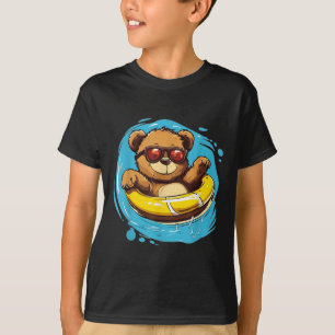 T-shirt Bague De Bain Costume Ours En Teddy Pour Les Amate